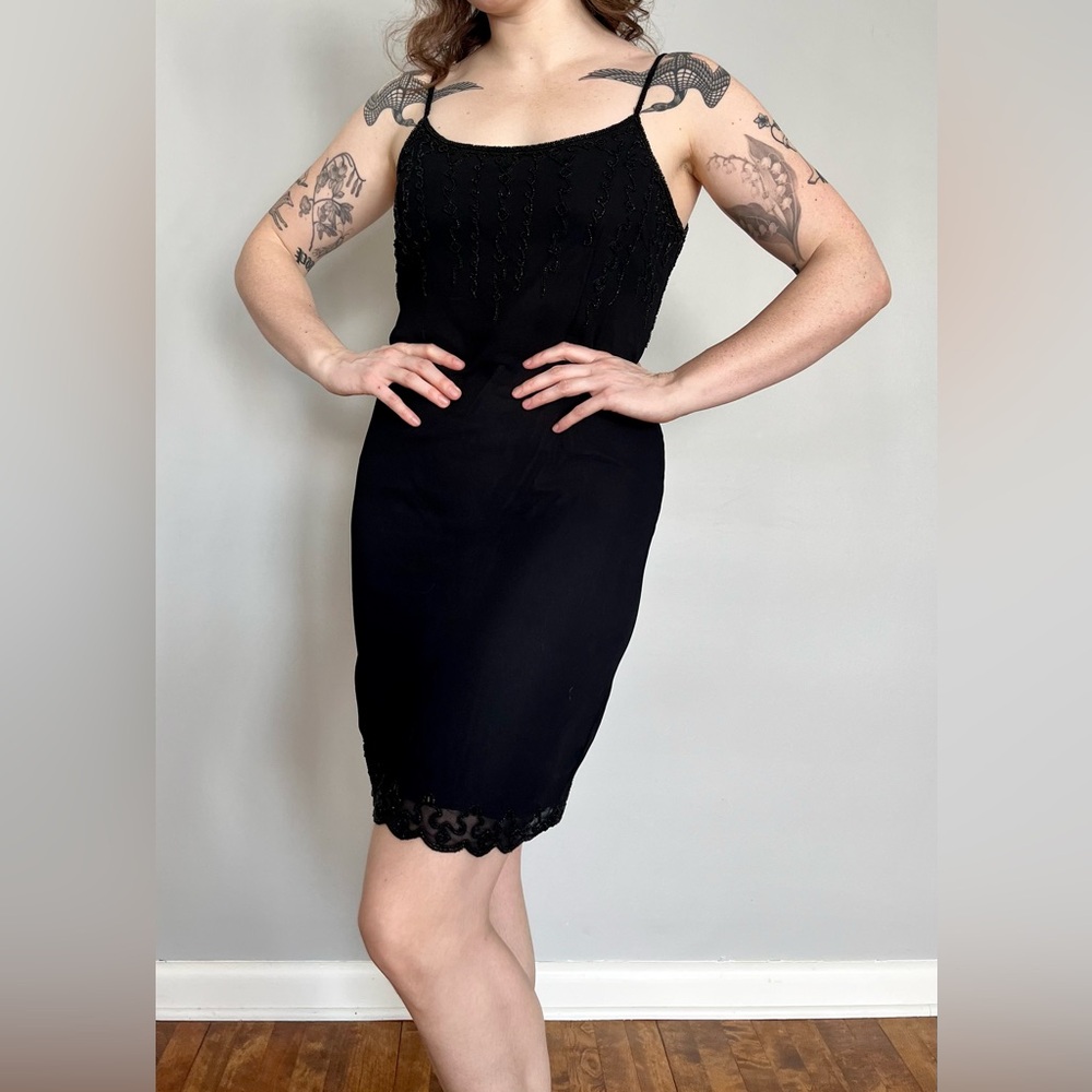 Vintage beaded cocktail dress